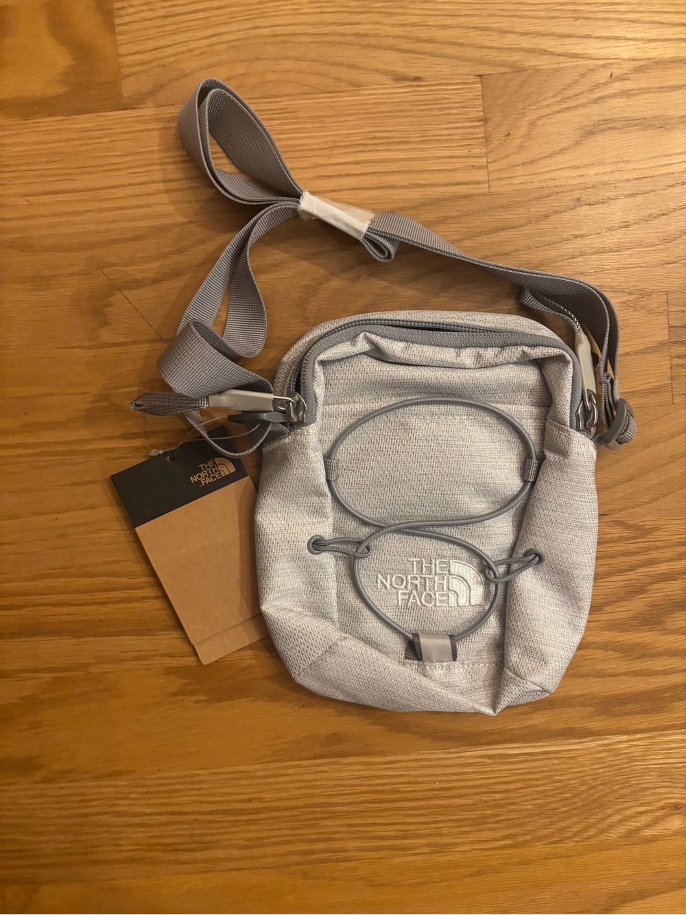 The North Face Light Gray Belt/Crossbody Bag (TAGS ON!)